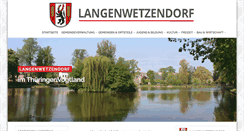 Desktop Screenshot of langenwetzendorf.de