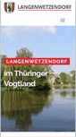 Mobile Screenshot of langenwetzendorf.de